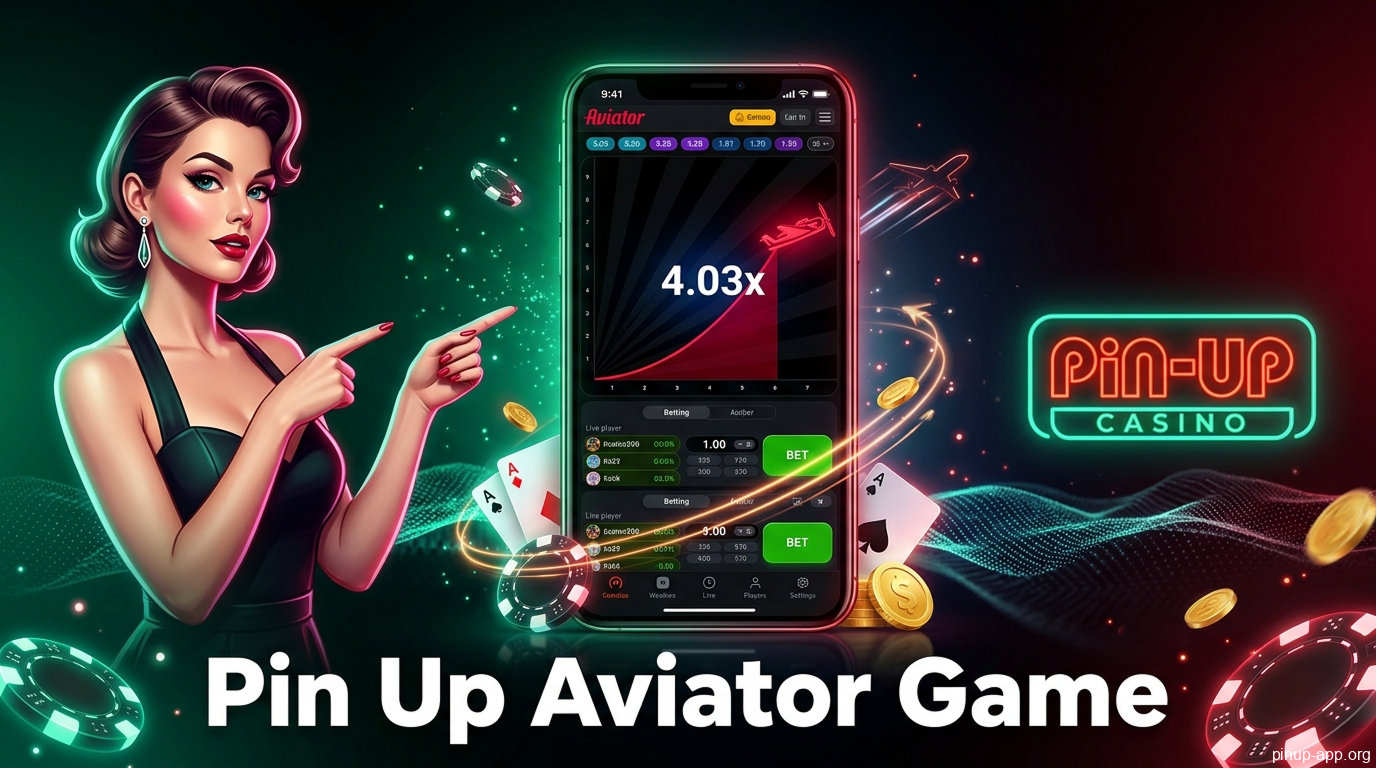 Review of Aviator crash game available on Pin Up casino