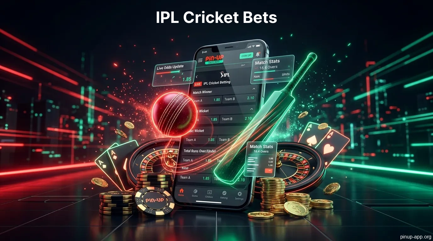 IPL betting options available on Pin Up app for players from Bangladesh