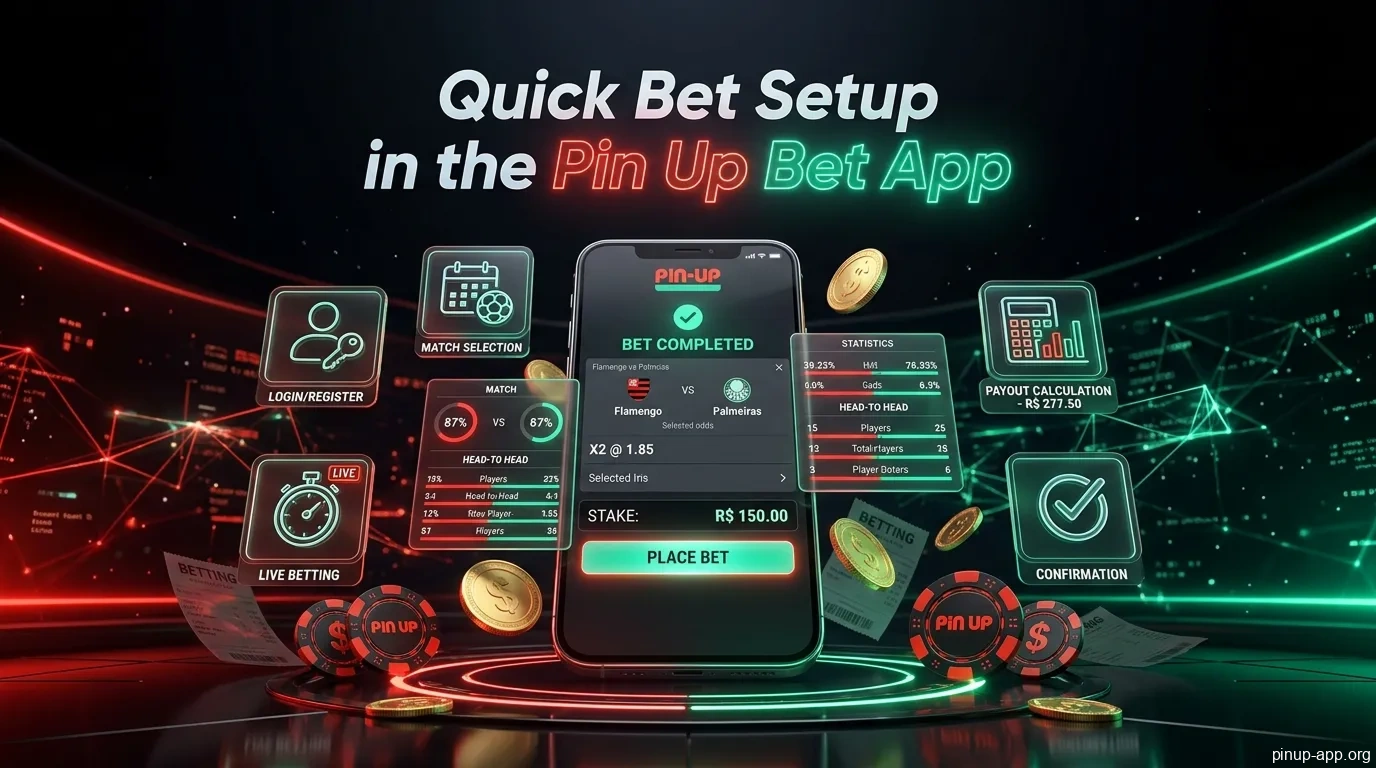 Pin Up quick bet setup options in Bangladesh