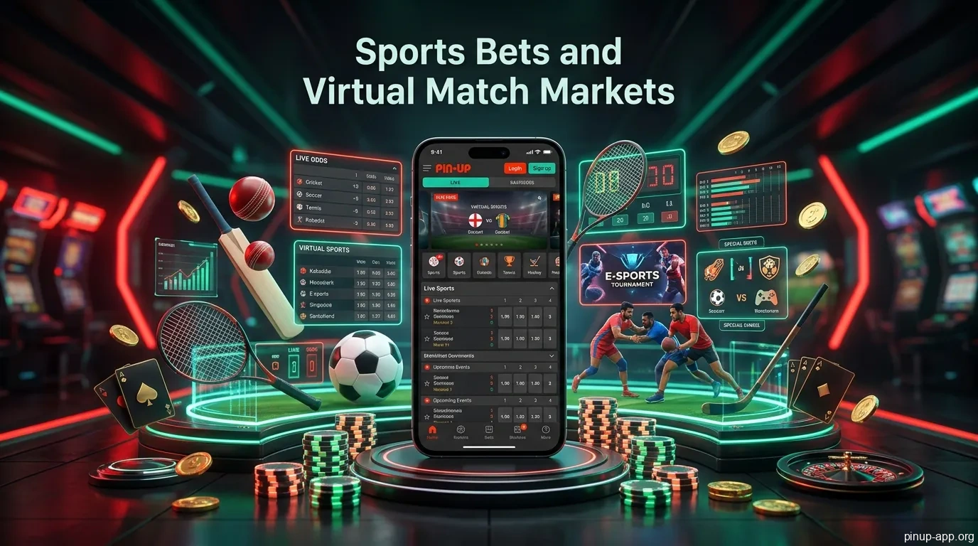Sports betting options available on Pin Up for players from Bangladesh