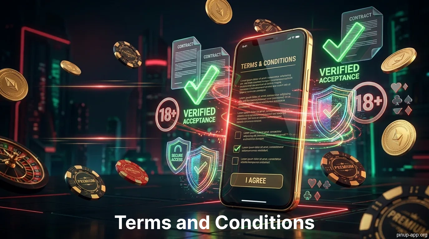 Pin Up app terms and conditions for players from Bangladesh